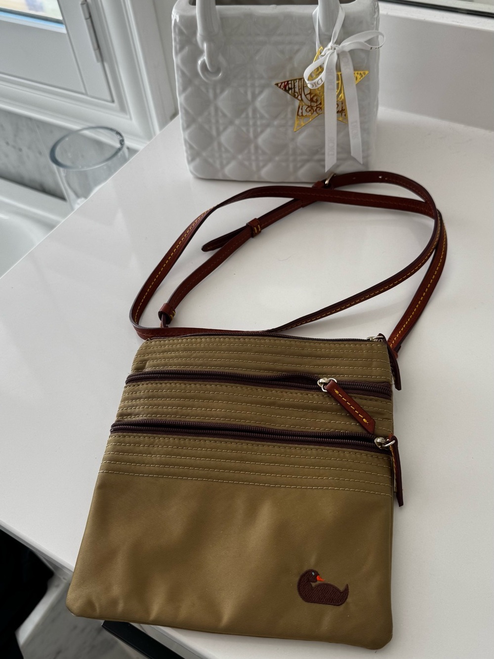 Dooney & Bourne Khaki Crossbody Bag